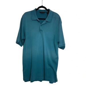Vintage Eddie Bauer Men’s LT Teal Polo Shirt